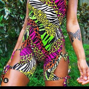 Sassypants The Label Jungle Jive Chaps & Bodysuit